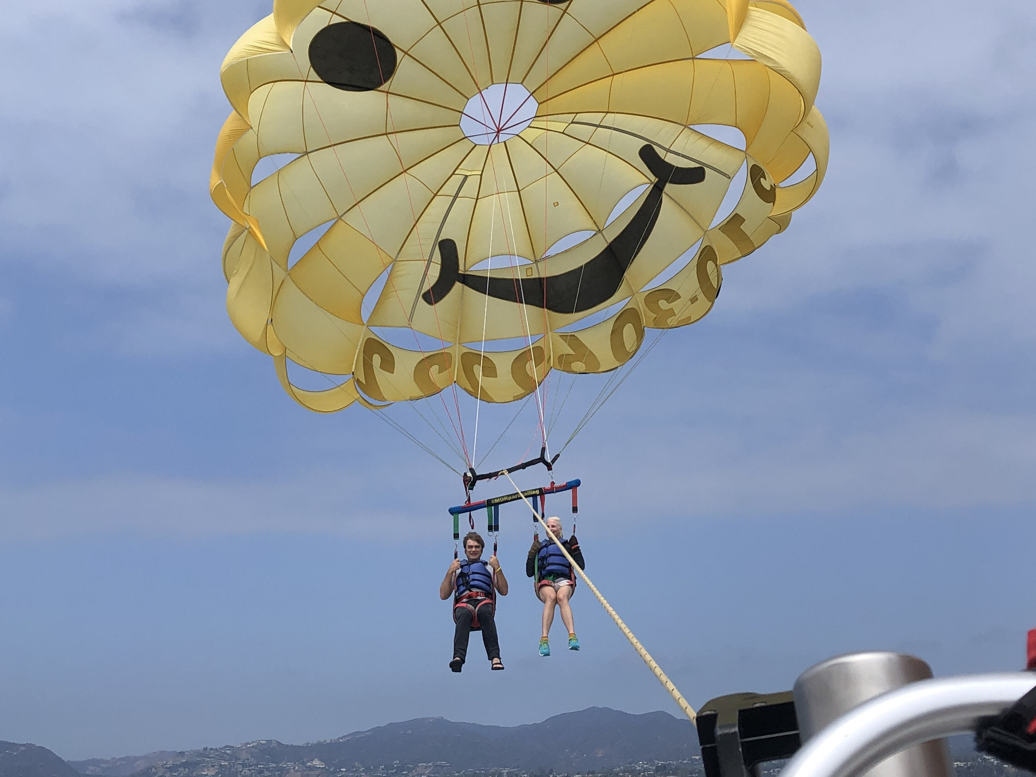 Parachute ascensionnel : De Marina del Rey à Santa Monica